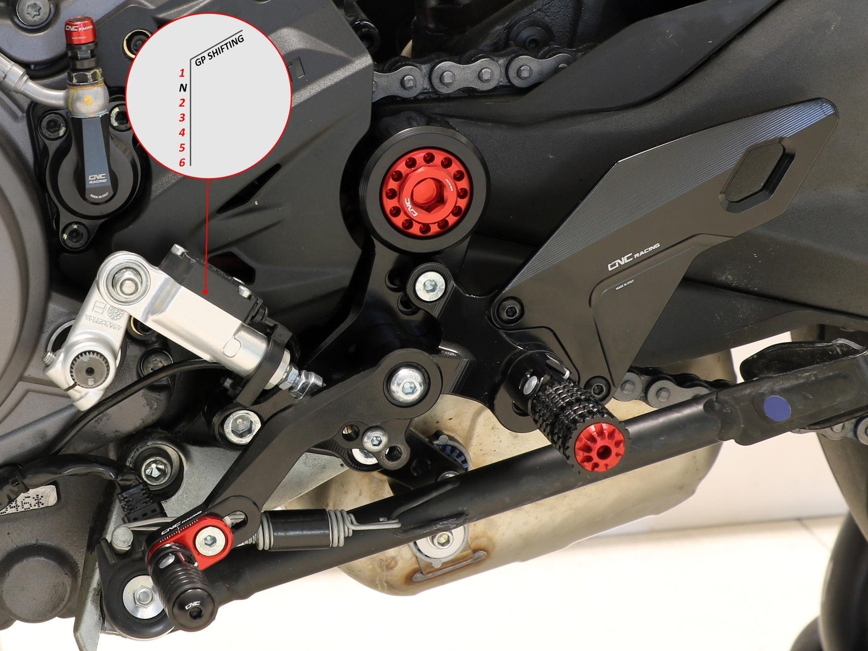 PE433 - CNC RACING Ducati Monster 950 / 937 (2021+) Adjustable Rearset – Accessories in the Motodeal Motorcycle Aftermarket Accessories and Parts Online Shop