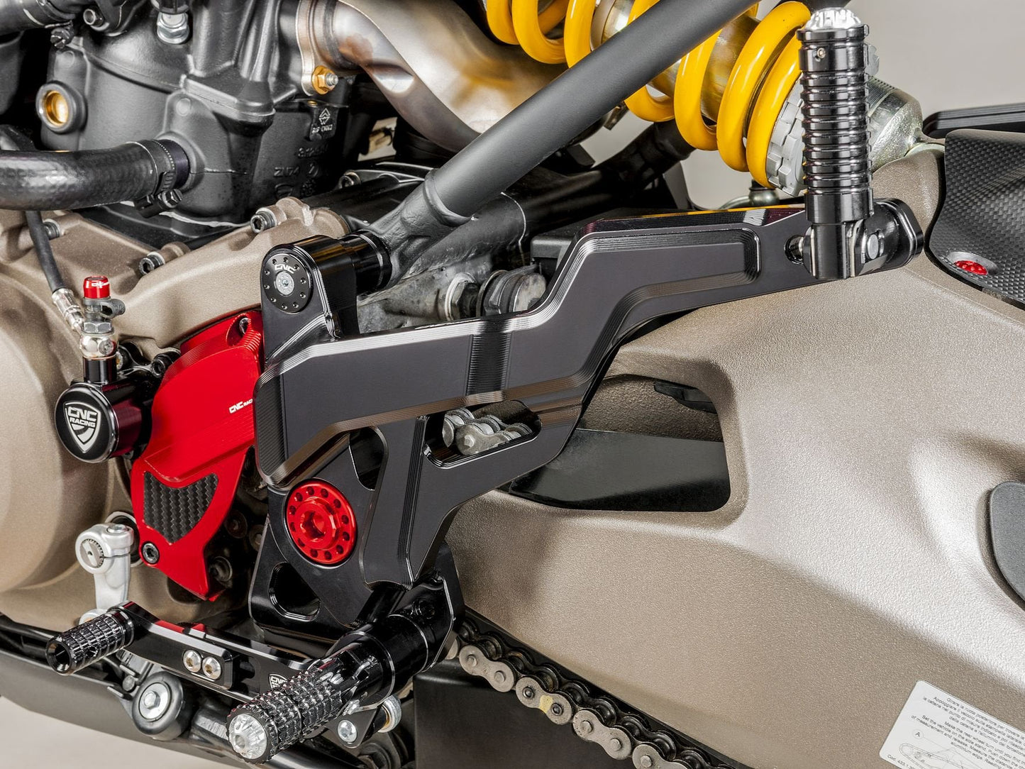 PE440 - CNC RACING Ducati Monster 1200/821 Adjustable Rearset (Sport) – Accessories in the Motodeal Motorcycle Aftermarket Accessories and Parts Online Shop