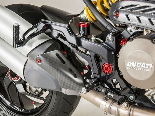 PE441 - CNC RACING Ducati Monster 1200/821 Adjustable Rearset (Touring) – Accessories in the Motodeal Motorcycle Aftermarket Accessories and Parts Online Shop