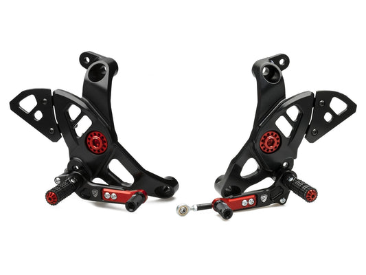 PE444 - CNC RACING Ducati Monster / Supersport Adjustable Rearset – Accessories in the Motodeal Motorcycle Aftermarket Accessories and Parts Online Shop