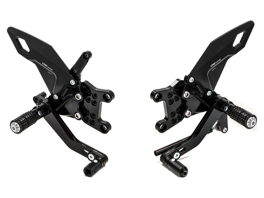 PE501 - CNC RACING Aprilia RSV4 / Tuono V4 (2017+) Adjustable Rearset – Accessories in the Motodeal Motorcycle Aftermarket Accessories and Parts Online Shop