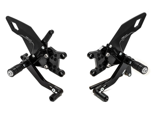 PE506 - CNC RACING Aprilia RSV4 / Tuono V4 (2017+) Adjustable Rearset "Easy" – Accessories in the Motodeal Motorcycle Aftermarket Accessories and Parts Online Shop