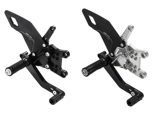 PE505 - CNC RACING Aprilia RSV4 / Tuono V4 (09/16) Adjustable Rearset "Easy" – Accessories in the Motodeal Motorcycle Aftermarket Accessories and Parts Online Shop