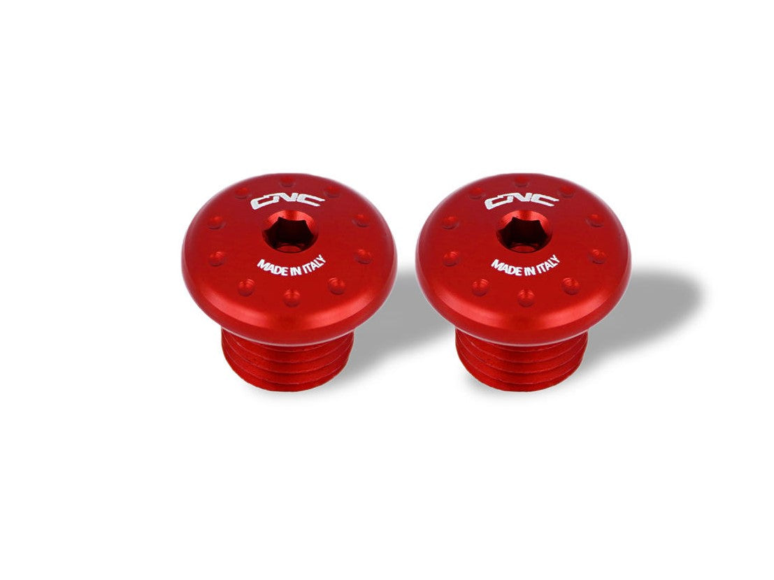 PET40 - CNC RACING Ducati / MV Agusta Rear Footrest Removal Caps (M8) – Accessories in the Motodeal Motorcycle Aftermarket Accessories and Parts Online Shop