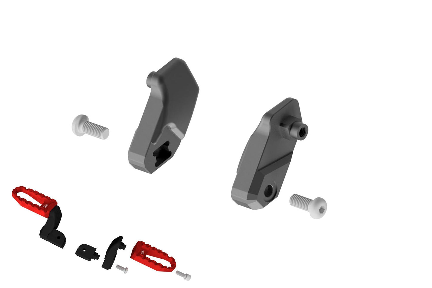 PEA51 - CNC RACING Ducati Pilot Footpegs Riser (30 mm) – Accessories in the Motodeal Motorcycle Aftermarket Accessories and Parts Online Shop