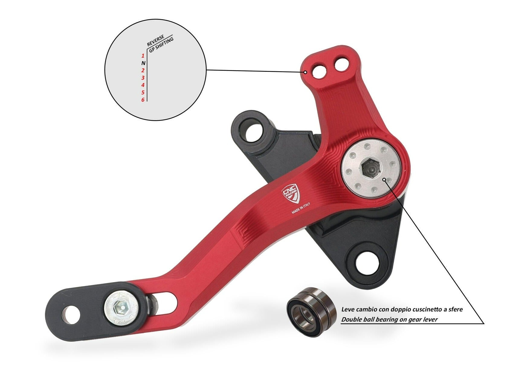 PEC06 - CNC RACING Ducati Multistrada V4 / V4S / Pikes Peak (2021+) Gear Lever "Slide" – Accessories in the Motodeal Motorcycle Aftermarket Accessories and Parts Online Shop