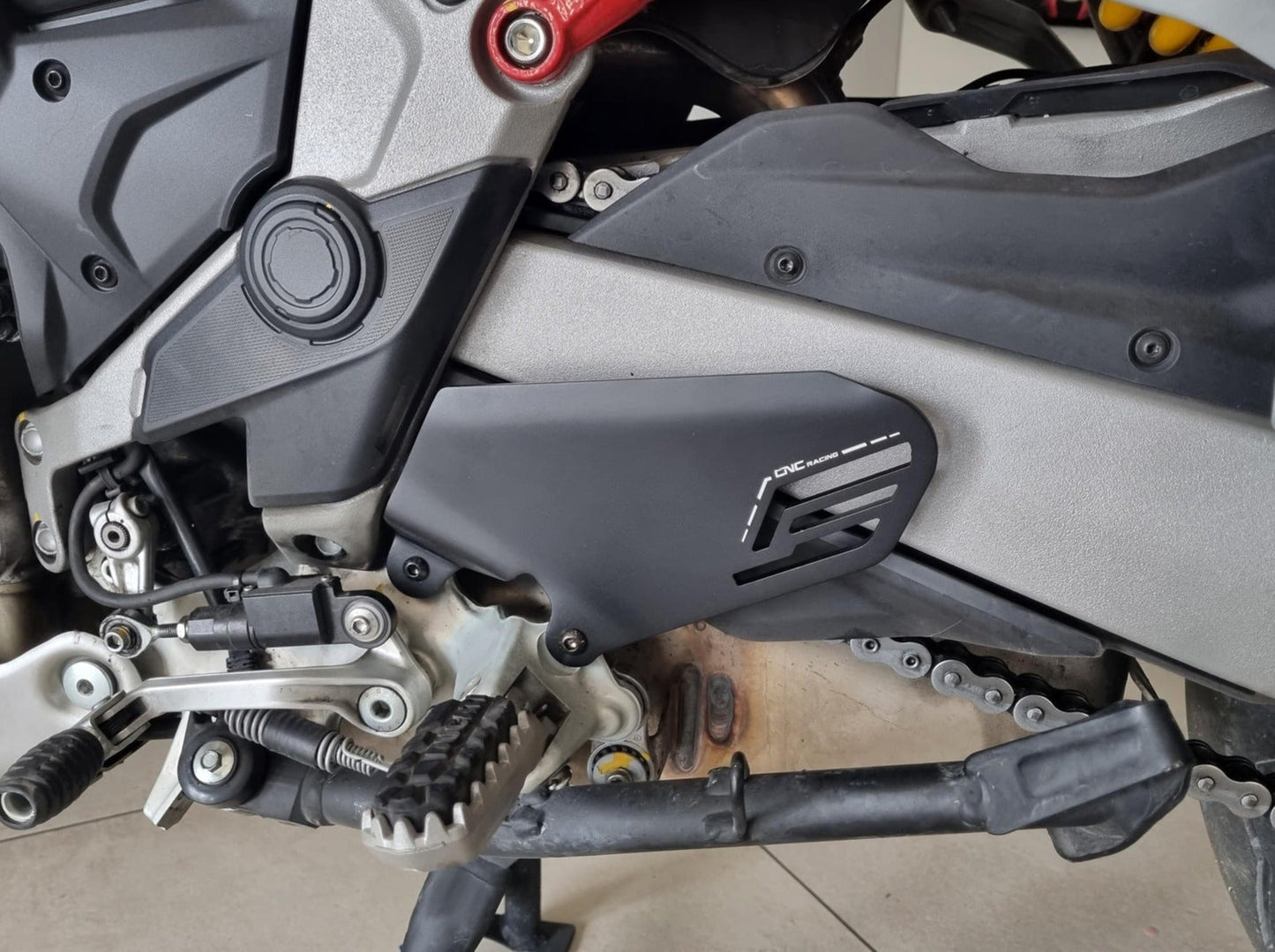 PES05 - CNC RACING Ducati Multistrada V4 (2021+) Heel Guards Kit – Accessories in the Motodeal Motorcycle Aftermarket Accessories and Parts Online Shop