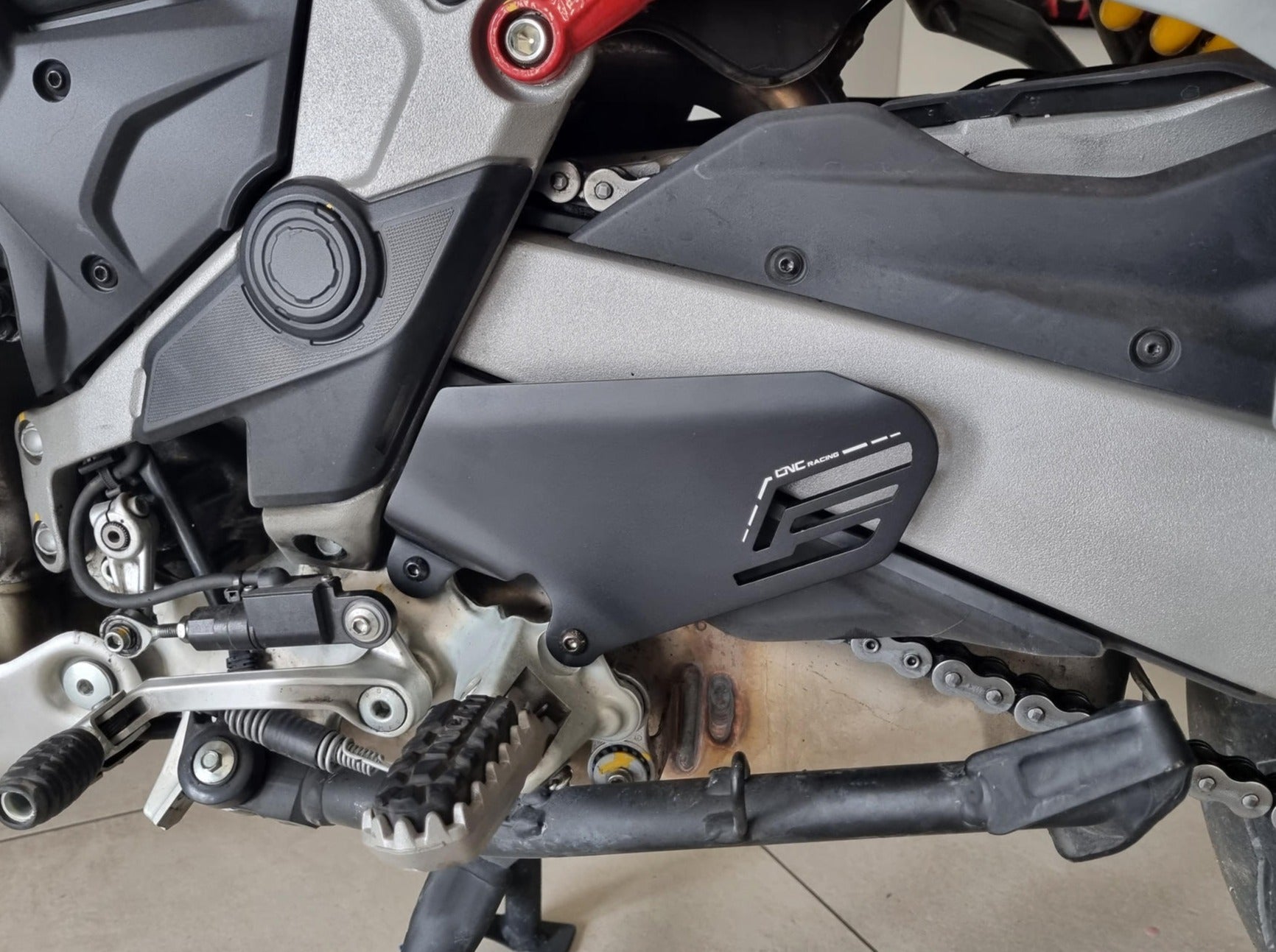 PES05 - CNC RACING Ducati Multistrada V4 (2021+) Heel Guards Kit – Accessories in the Motodeal Motorcycle Aftermarket Accessories and Parts Online Shop