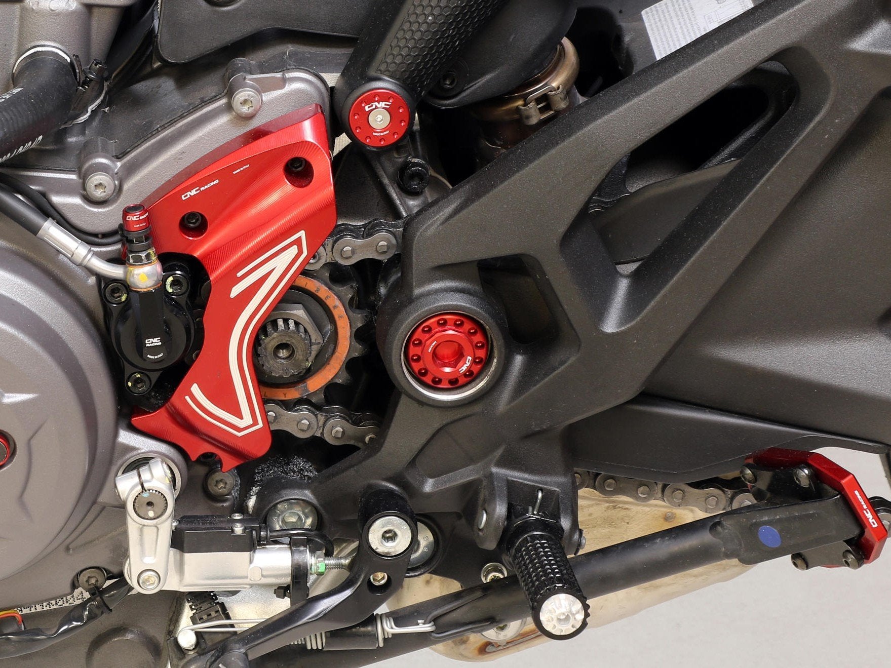 PEV06 - CNC RACING Ducati Monster 950 (2021+) OEM Rearset Central Bolts – Accessories in the Motodeal Motorcycle Aftermarket Accessories and Parts Online Shop