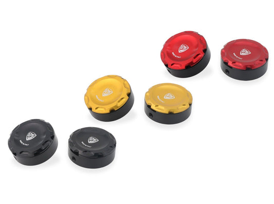 PEV07 - CNC RACING Ducati Hypermotard 698 Mono (2024+) OEM Rearset Central Bolts Caps Kit – Accessories in the Motodeal Motorcycle Aftermarket Accessories and Parts Online Shop