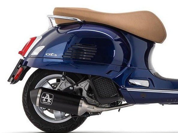 ARROW 53051KZ+53505ANN Piaggio Vespa GTS125 (2008+) Aluminum Full Exhaust System "Competition Evo Urban" – Accessories in the 2WheelsHero Motorcycle Aftermarket Accessories and Parts Online Shop