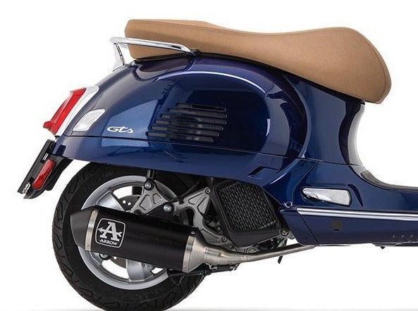 ARROW 53051MI+53505ANN Piaggio Vespa GTS300 (2008+) Aluminum Full Exhaust System "Competition Evo Urban" (racing) – Accessories in the 2WheelsHero Motorcycle Aftermarket Accessories and Parts Online Shop