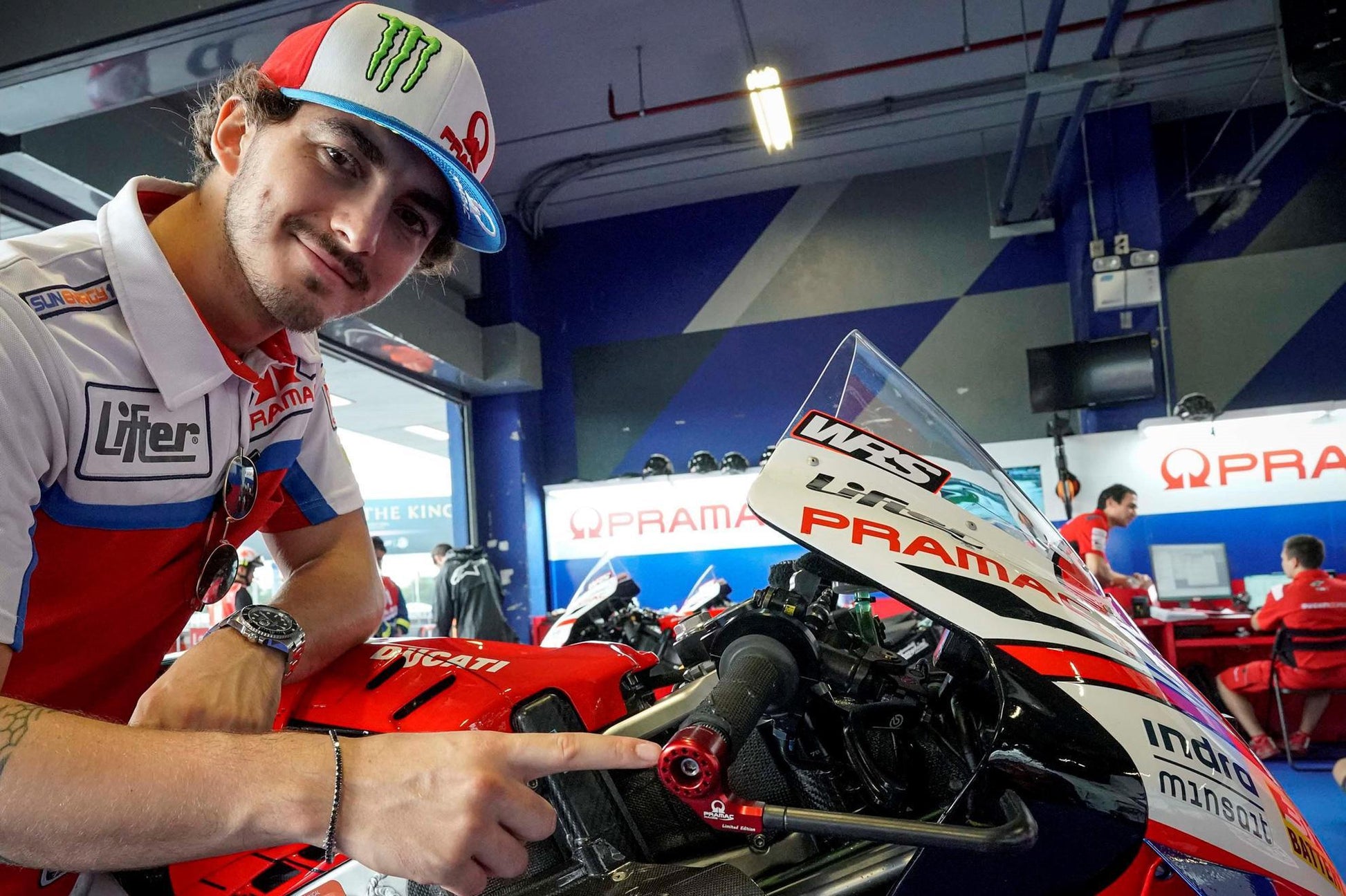 PL100PR - CNC RACING Yamaha Racing Brake Lever Guard (Pramac edition; including adapter) – Accessories in the Motodeal Motorcycle Aftermarket Accessories and Parts Online Shop