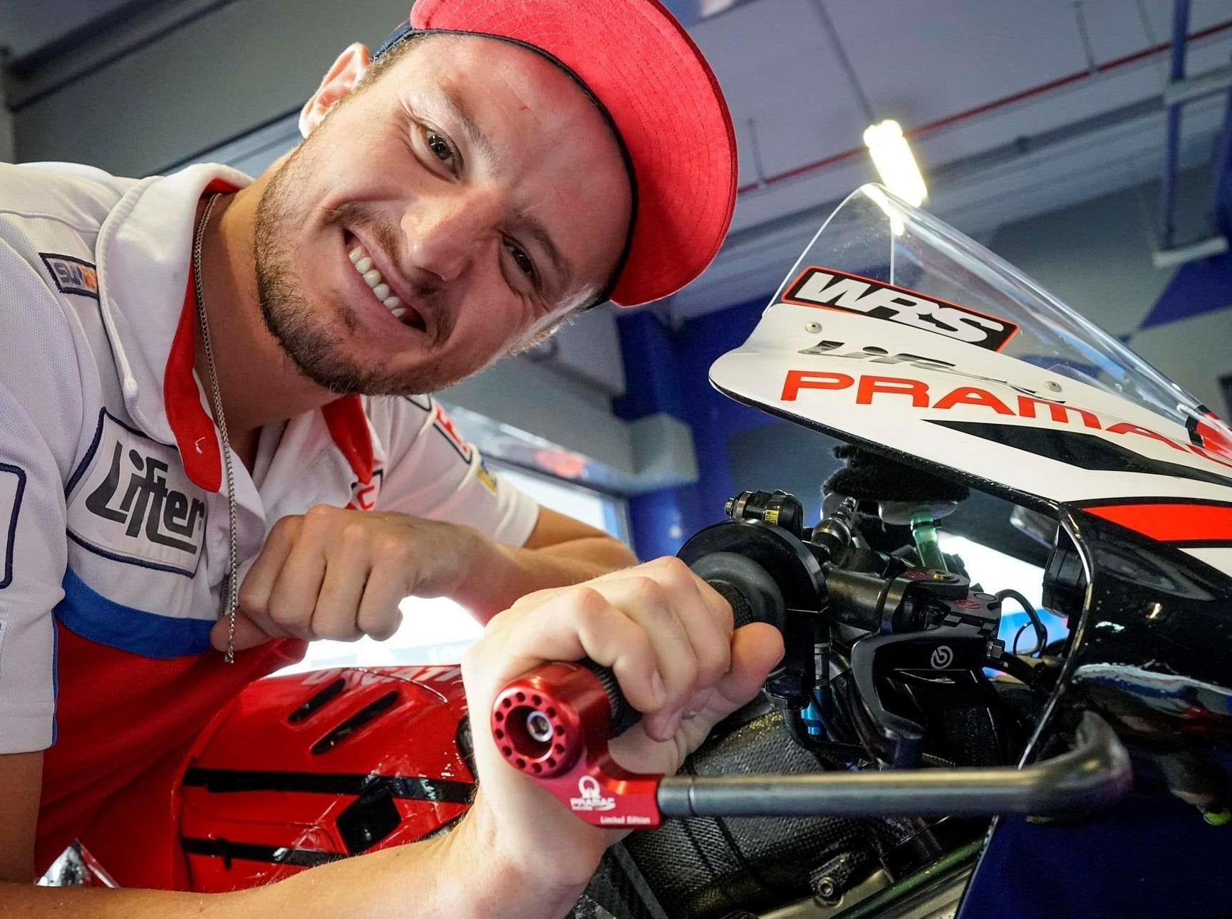 PLM01PR - CNC RACING Aprilia RSV / Tuono Racing Brake Lever Guard (Pramac edition; including adapter) – Accessories in the Motodeal Motorcycle Aftermarket Accessories and Parts Online Shop