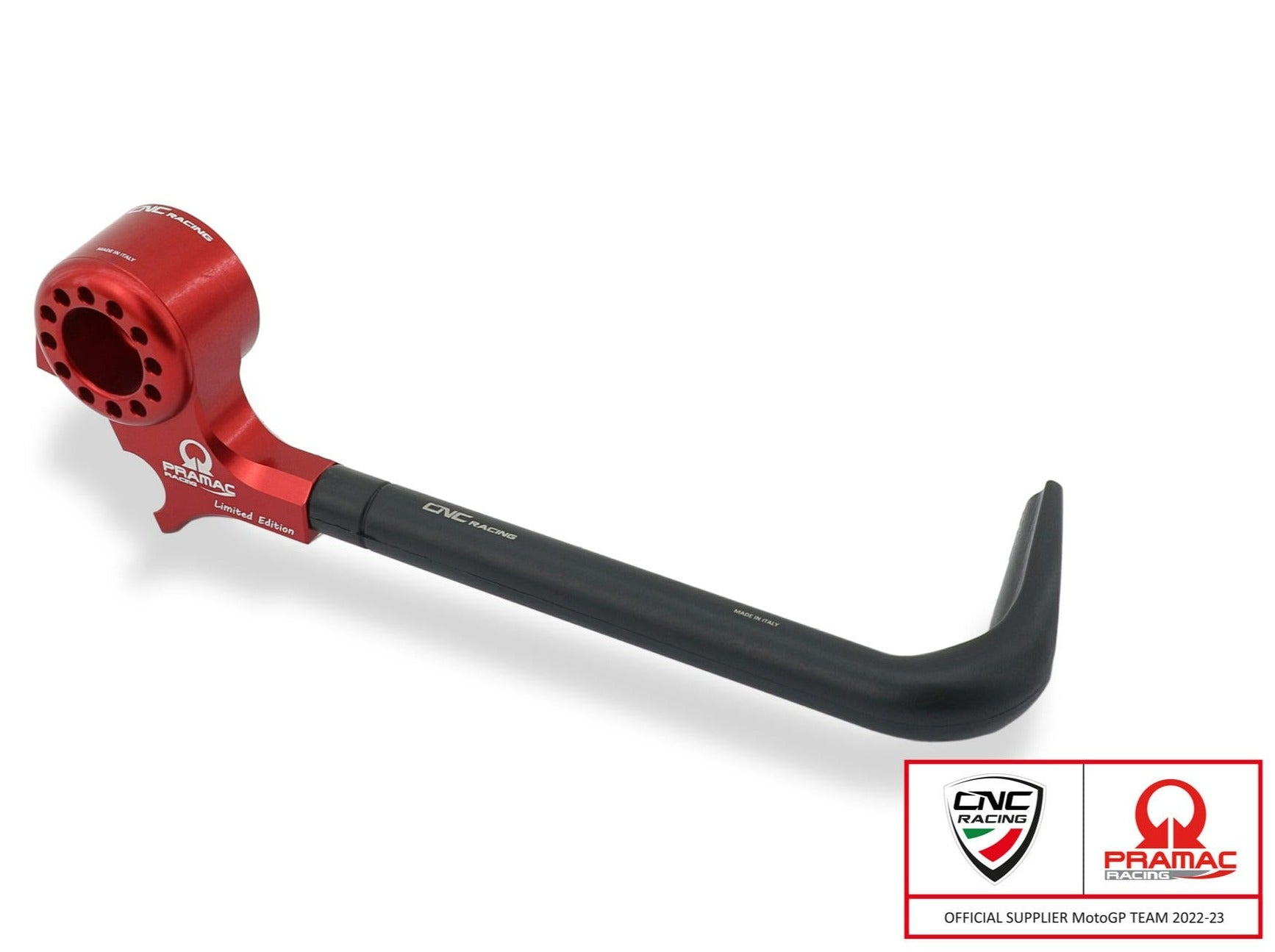 PLM01PR - CNC RACING Ducati Monster 950 / Streetfighter V2 (2021+) Racing Brake Lever Guard (Pramac edition; including adapter) – Accessories in the Motodeal Motorcycle Aftermarket Accessories and Parts Online Shop