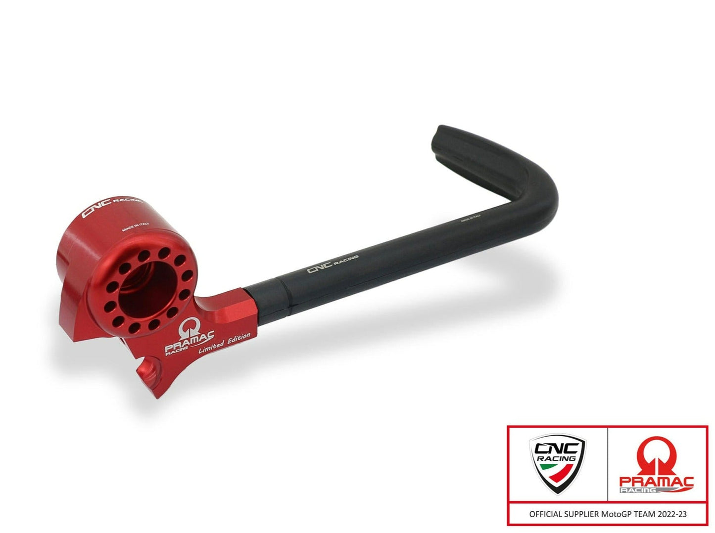 PLM01PR - CNC RACING Ducati Monster 950 / Streetfighter V2 (2021+) Racing Brake Lever Guard (Pramac edition; including adapter) – Accessories in the Motodeal Motorcycle Aftermarket Accessories and Parts Online Shop