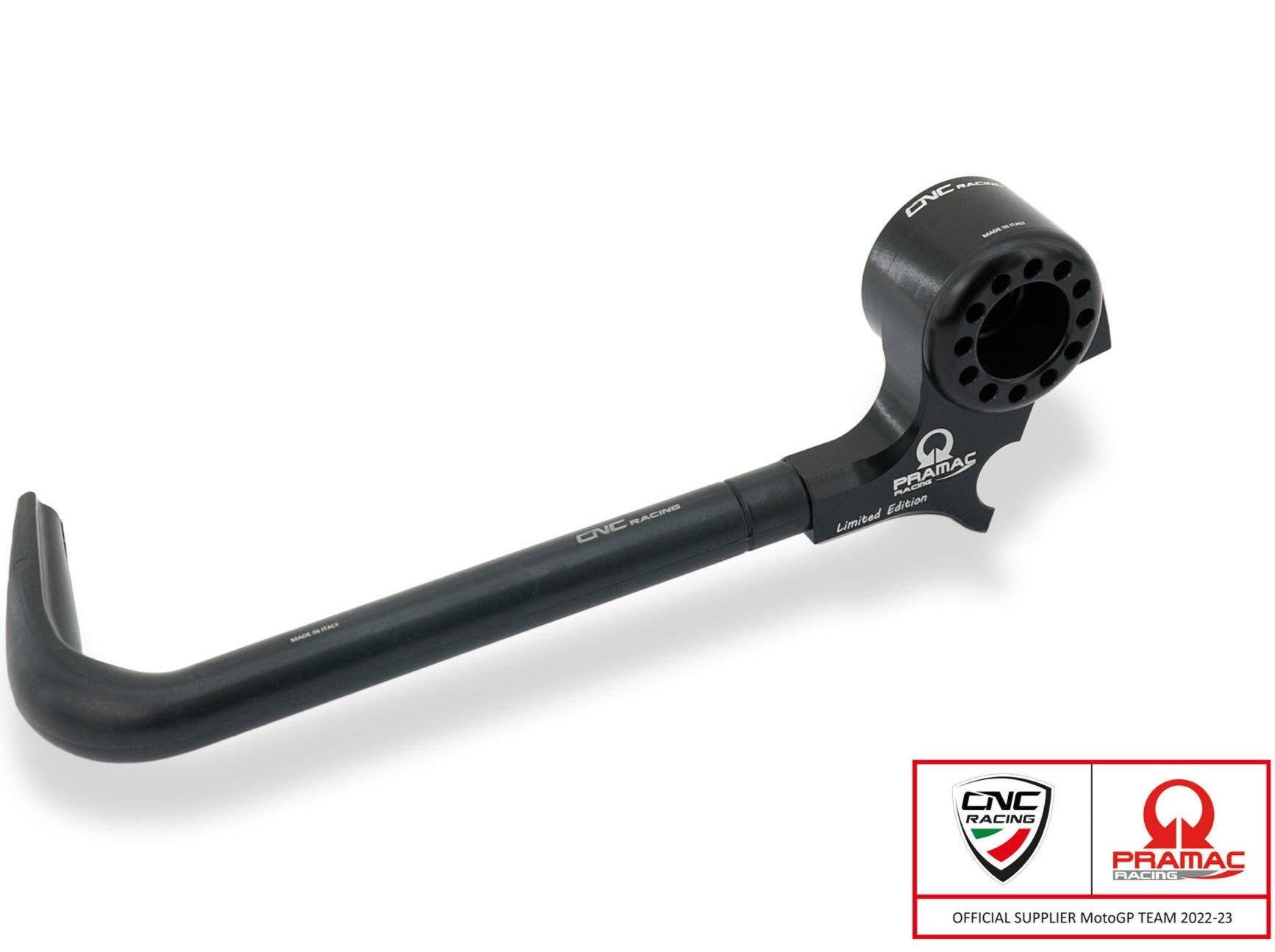 PLM02PR - CNC RACING Ducati Monster 950 / Streetfighter V2 (2021+) Racing Clutch Lever Guard (Pramac edition; including adapter) – Accessories in the Motodeal Motorcycle Aftermarket Accessories and Parts Online Shop