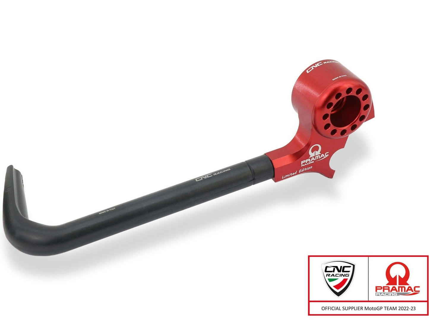 PLM02PR - CNC RACING Aprilia RSV4 (2009+) Racing Clutch Lever Guard (Pramac edition; including adapter) – Accessories in the Motodeal Motorcycle Aftermarket Accessories and Parts Online Shop