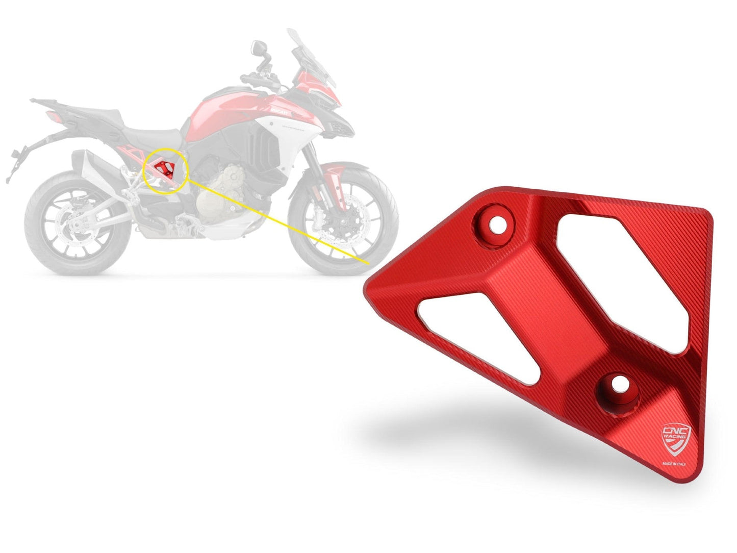 PR230 - CNC RACING Ducati Multistrada V4 (2021+) Voltage Regulator Cover – Accessories in the Motodeal Motorcycle Aftermarket Accessories and Parts Online Shop