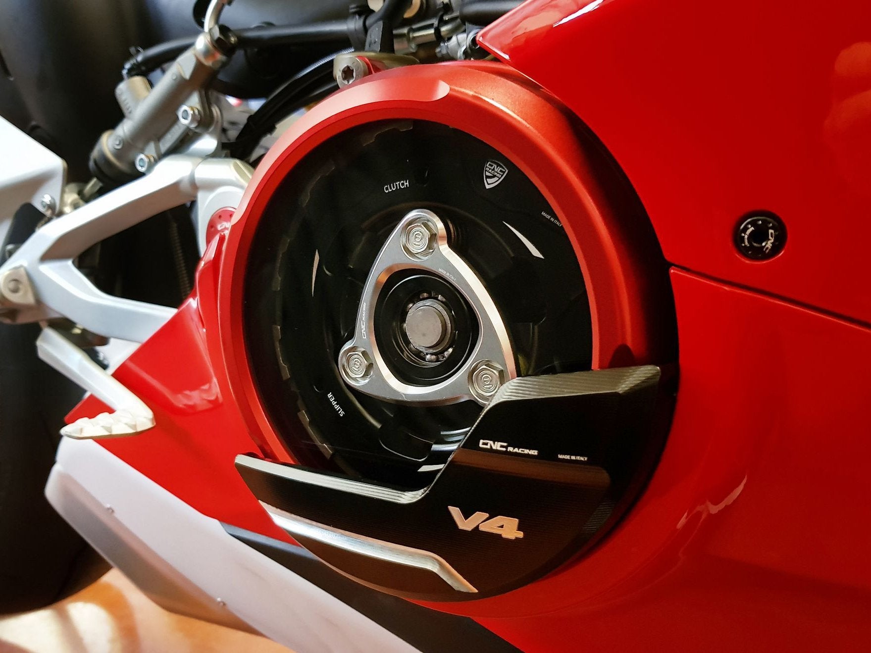PR310 - CNC RACING Ducati Multistrada V4 RS / Panigale V4 / Streetfighter V4 Clutch Cover Protector – Accessories in the Motodeal Motorcycle Aftermarket Accessories and Parts Online Shop