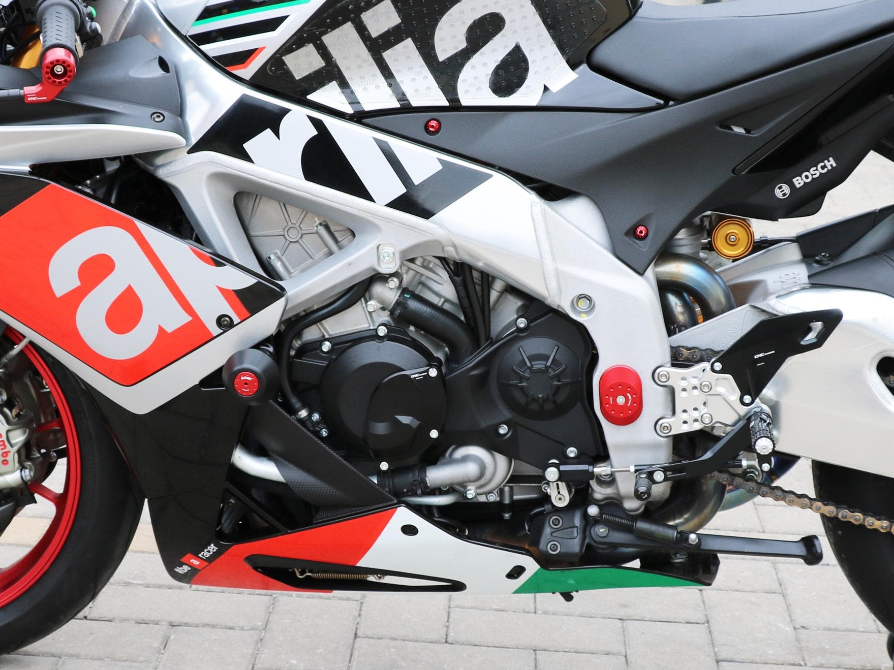 PR312 - CNC RACING Aprilia RSV4 / Tuono V4 (09/20) Alternator Cover Protection "RPS" (left side) – Accessories in the Motodeal Motorcycle Aftermarket Accessories and Parts Online Shop