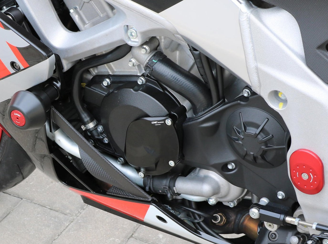 PR312 - CNC RACING Aprilia RSV4 / Tuono V4 (09/20) Alternator Cover Protection "RPS" (left side) – Accessories in the Motodeal Motorcycle Aftermarket Accessories and Parts Online Shop