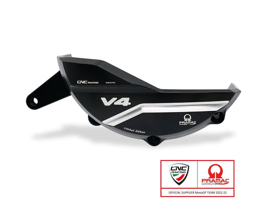 PR319PR - CNC RACING Ducati Multistrada V4 (2021+) Generator Cover Protector (Pramac edition) – Accessories in the Motodeal Motorcycle Aftermarket Accessories and Parts Online Shop