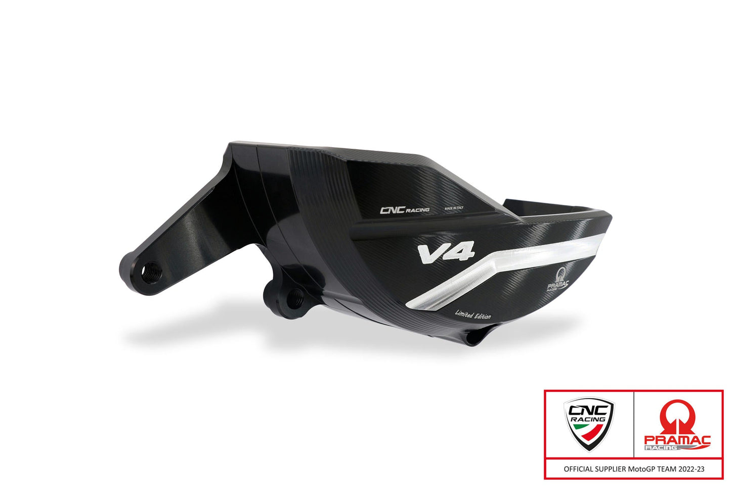 PR319PR - CNC RACING Ducati Multistrada V4 (2021+) Generator Cover Protector (Pramac edition) – Accessories in the Motodeal Motorcycle Aftermarket Accessories and Parts Online Shop