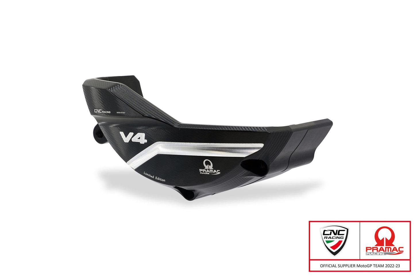 PR319PR - CNC RACING Ducati Multistrada V4 (2021+) Generator Cover Protector (Pramac edition) – Accessories in the Motodeal Motorcycle Aftermarket Accessories and Parts Online Shop