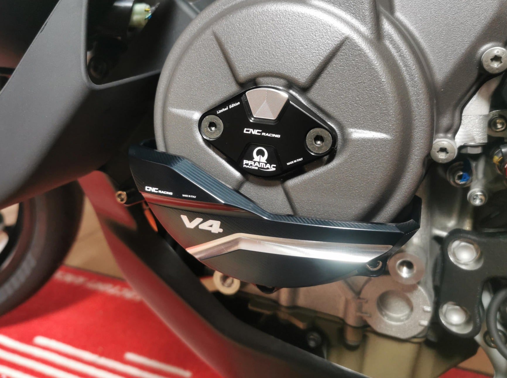 PR319 - CNC RACING Ducati Multistrada V4 (2021+) Generator Cover Protector – Accessories in the Motodeal Motorcycle Aftermarket Accessories and Parts Online Shop