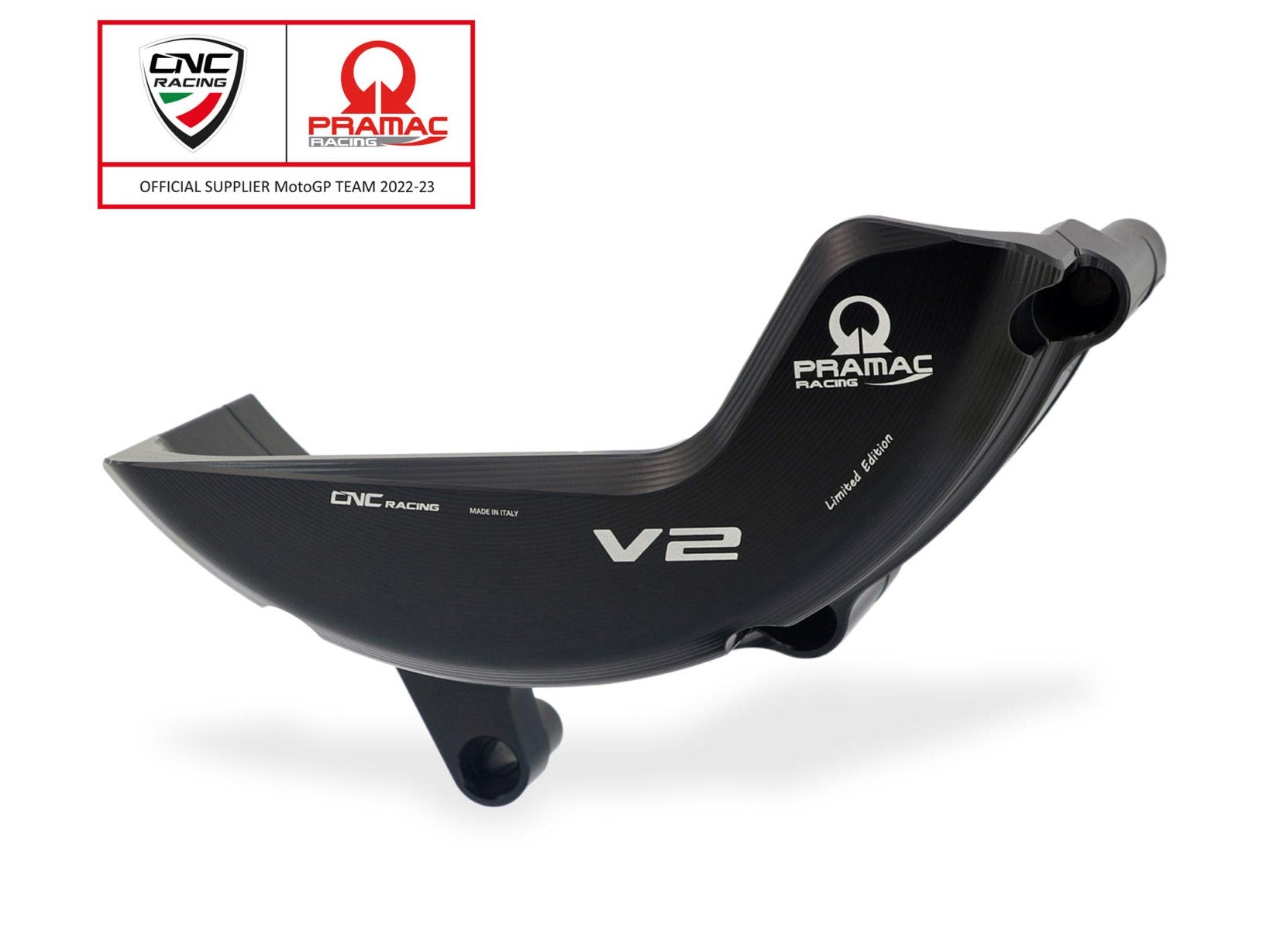 PR323PR - CNC RACING Ducati Streetfighter V2 (2022+) Generator Cover Protector (Pramac edition) – Accessories in the Motodeal Motorcycle Aftermarket Accessories and Parts Online Shop