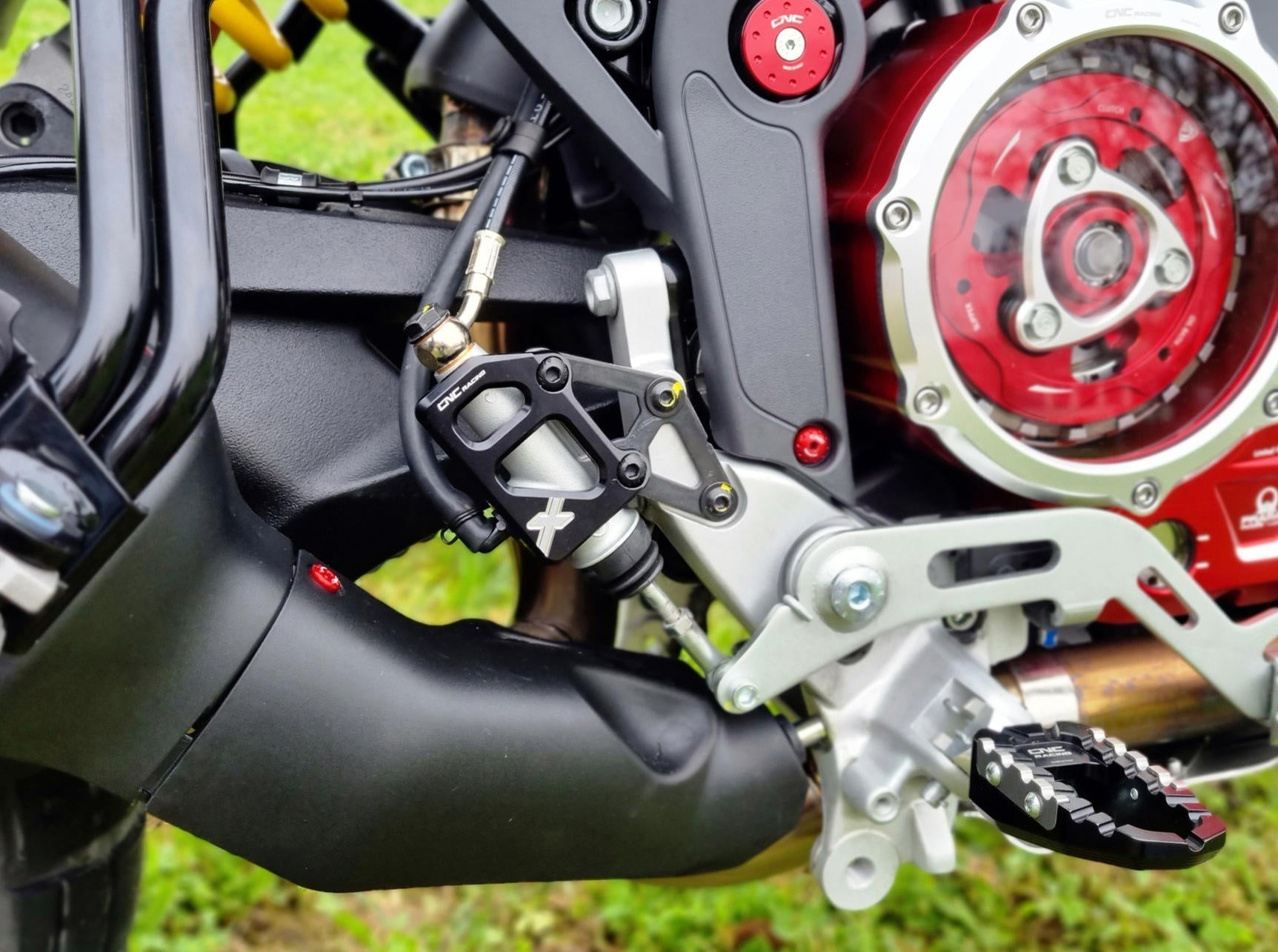 PR324 - CNC RACING Ducati DesertX (2022+) Rear Brake Master Cylinder Protector – Accessories in the Motodeal Motorcycle Aftermarket Accessories and Parts Online Shop