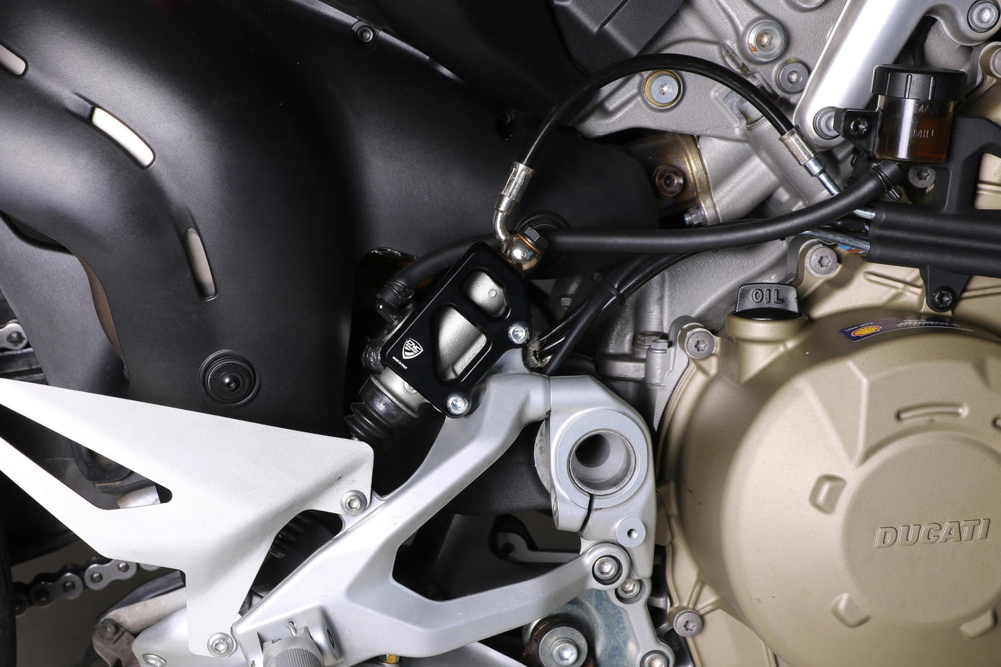 PR325 - CNC RACING Ducati / Moto Guzzi Rear Brake Master Cylinder Protector (for OEM rearset) – Accessories in the Motodeal Motorcycle Aftermarket Accessories and Parts Online Shop