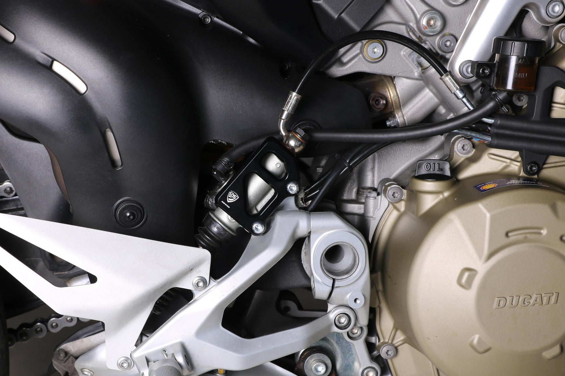 PR325 - CNC RACING Ducati / Moto Guzzi Rear Brake Master Cylinder Protector (for OEM rearset) – Accessories in the Motodeal Motorcycle Aftermarket Accessories and Parts Online Shop