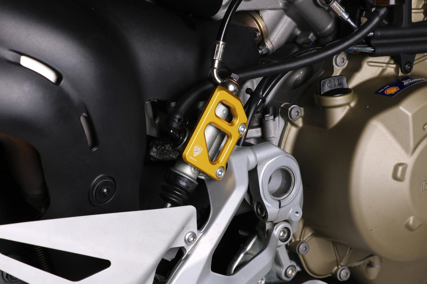 PR325 - CNC RACING Ducati / Moto Guzzi Rear Brake Master Cylinder Protector (for OEM rearset) – Accessories in the Motodeal Motorcycle Aftermarket Accessories and Parts Online Shop