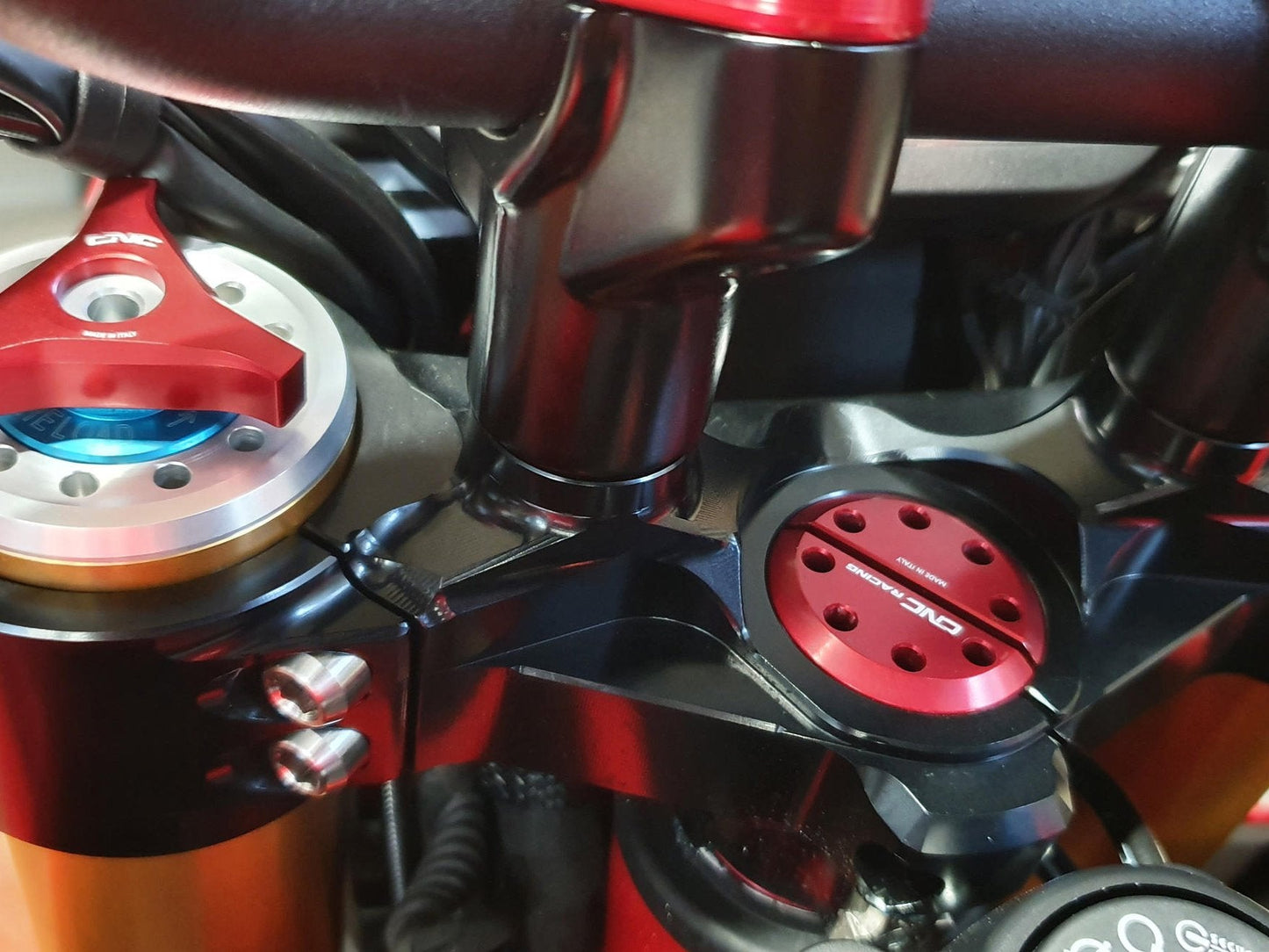 PS535 - CNC RACING Ducati Hypermotard 950/939/821 SP Triple Clamps Kit – Accessories in the Motodeal Motorcycle Aftermarket Accessories and Parts Online Shop