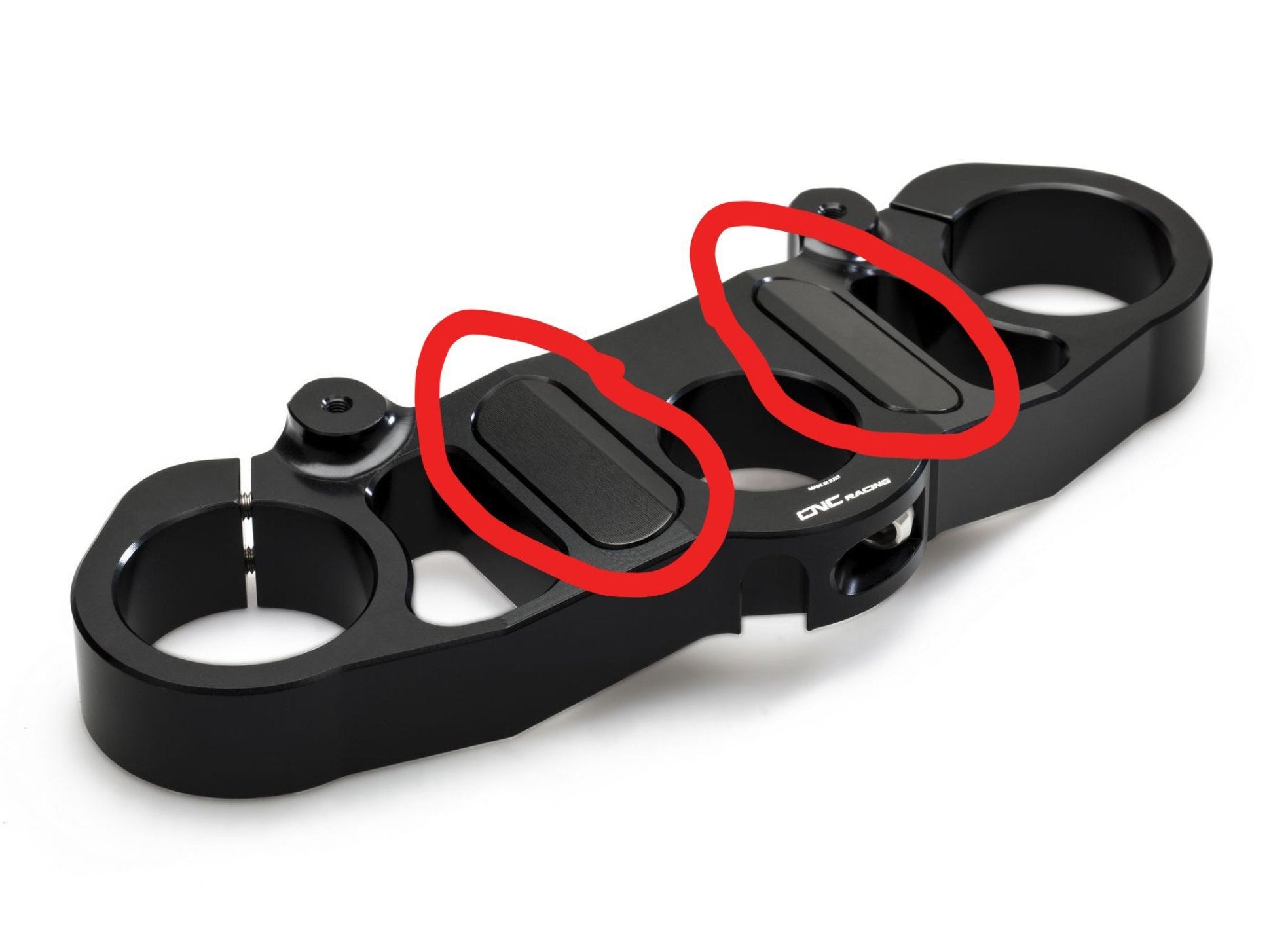 PSA11 - CNC RACING Ducati Monster Triple Clamps Top Yoke Hole Covers – Accessories in the Motodeal Motorcycle Aftermarket Accessories and Parts Online Shop