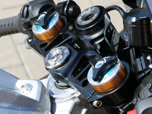 PST13 - CNC RACING Aprilia RSV4 RR/RF Triple Clamps Top Yoke – Accessories in the Motodeal Motorcycle Aftermarket Accessories and Parts Online Shop