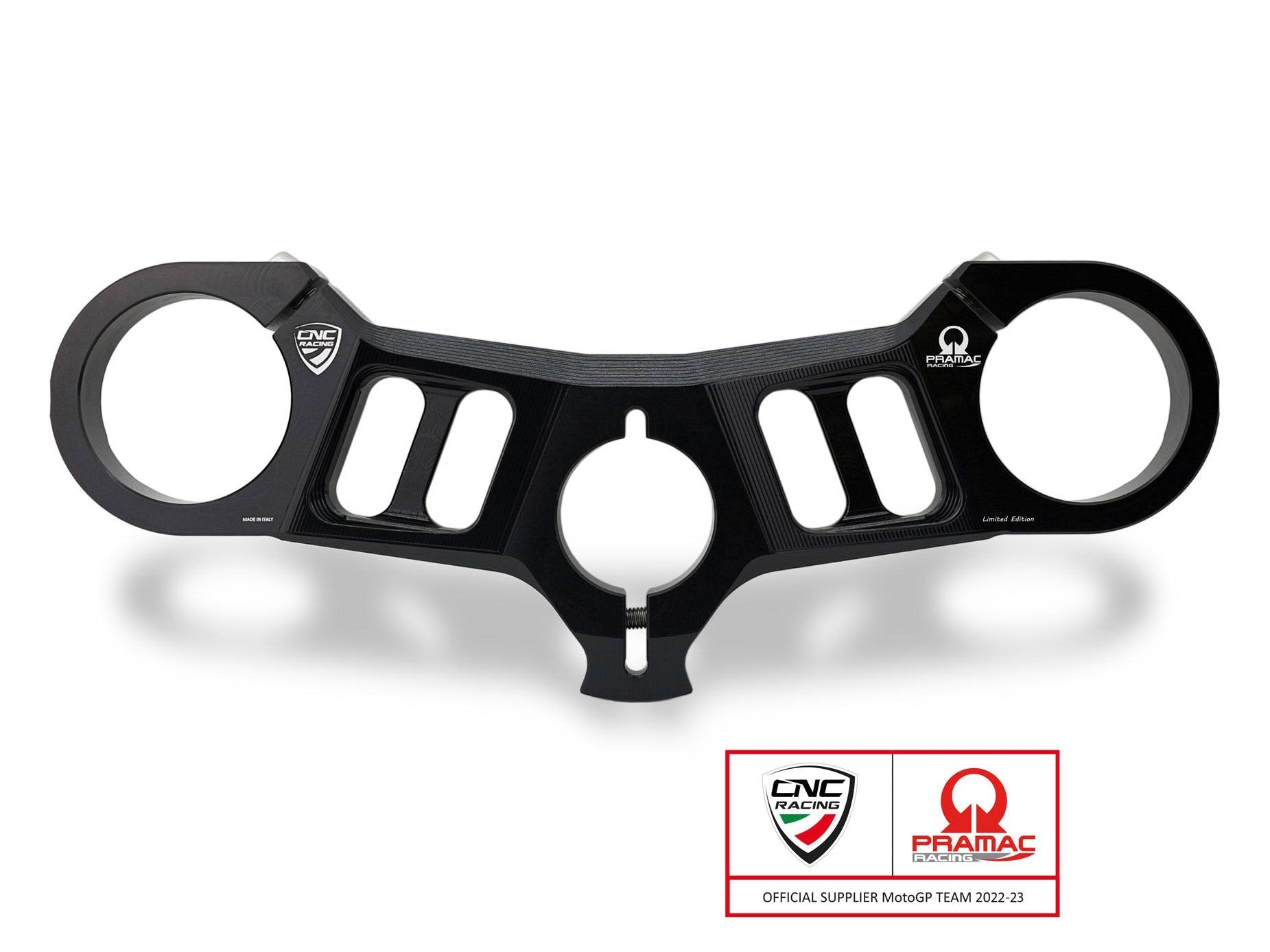 PST16PR - CNC RACING Ducati Panigale (12/19) Triple Clamps Top Plate (Ø 53 mm; Pramac edition) – Accessories in the Motodeal Motorcycle Aftermarket Accessories and Parts Online Shop