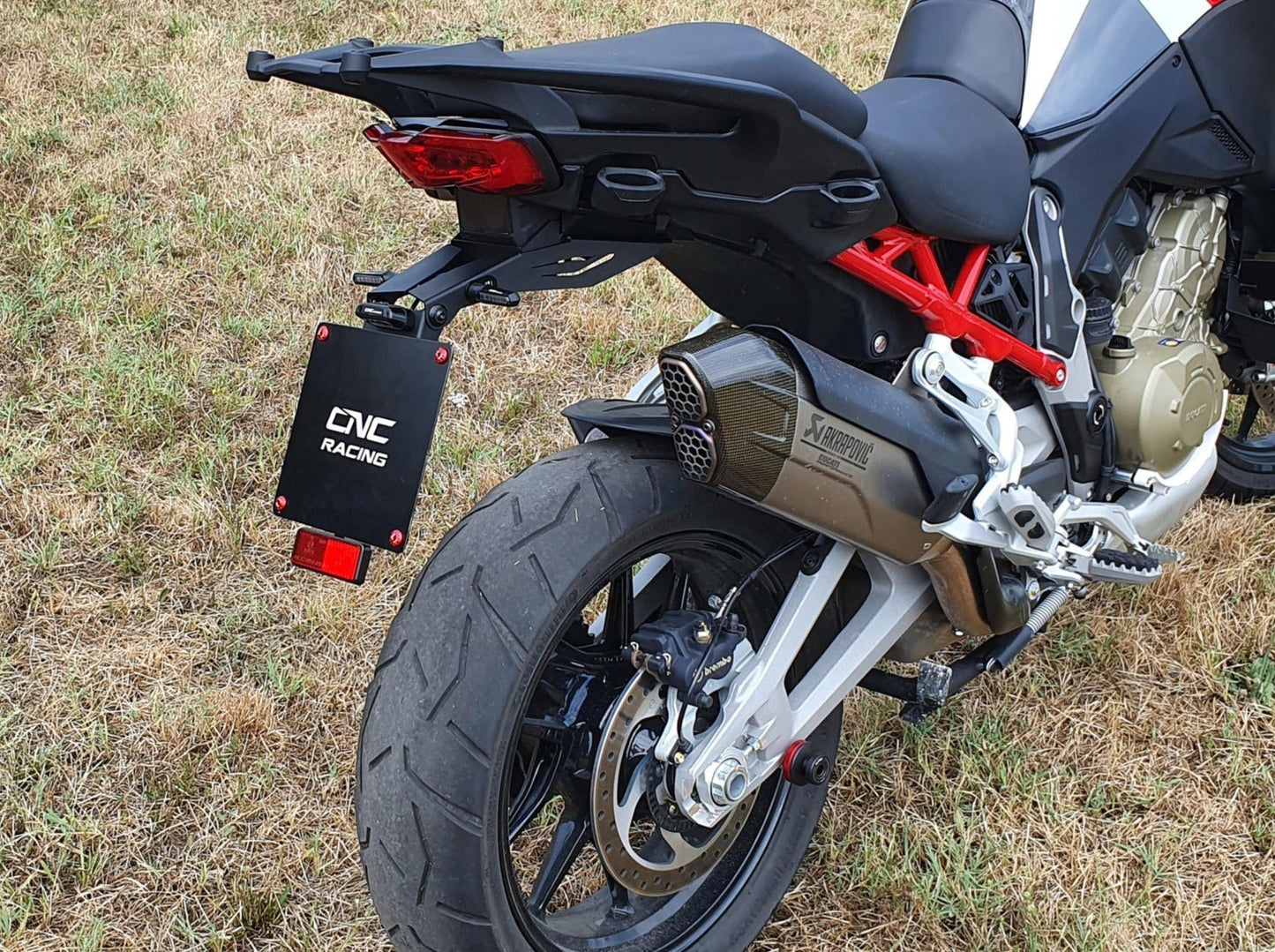 PT157 - CNC RACING Ducati Multistrada V4 (2021+) Adjustable LED License Plate Holder – Accessories in the Motodeal Motorcycle Aftermarket Accessories and Parts Online Shop