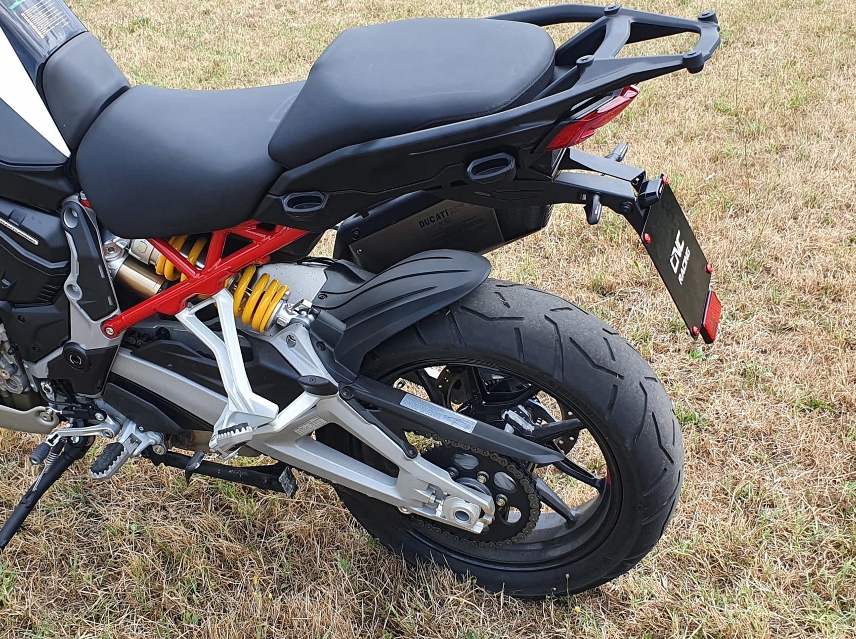 PT157 - CNC RACING Ducati Multistrada V4 (2021+) Adjustable LED License Plate Holder – Accessories in the Motodeal Motorcycle Aftermarket Accessories and Parts Online Shop