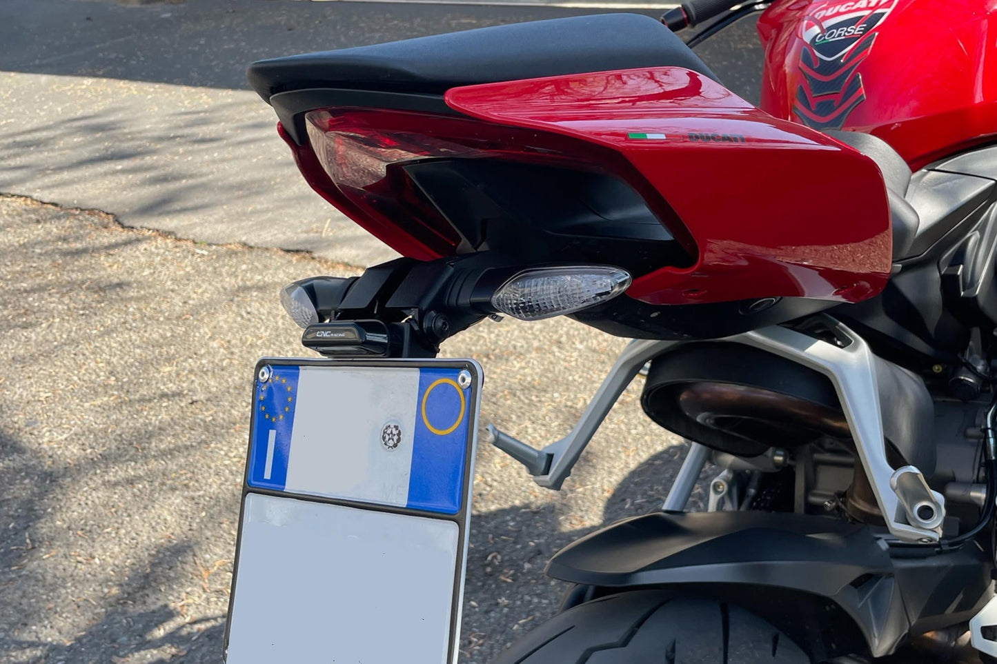 PT158 - CNC RACING Ducati Panigale V2 / V4 / Streetfighter (18/24) Adjustable LED License Plate Holder – Accessories in the Motodeal Motorcycle Aftermarket Accessories and Parts Online Shop