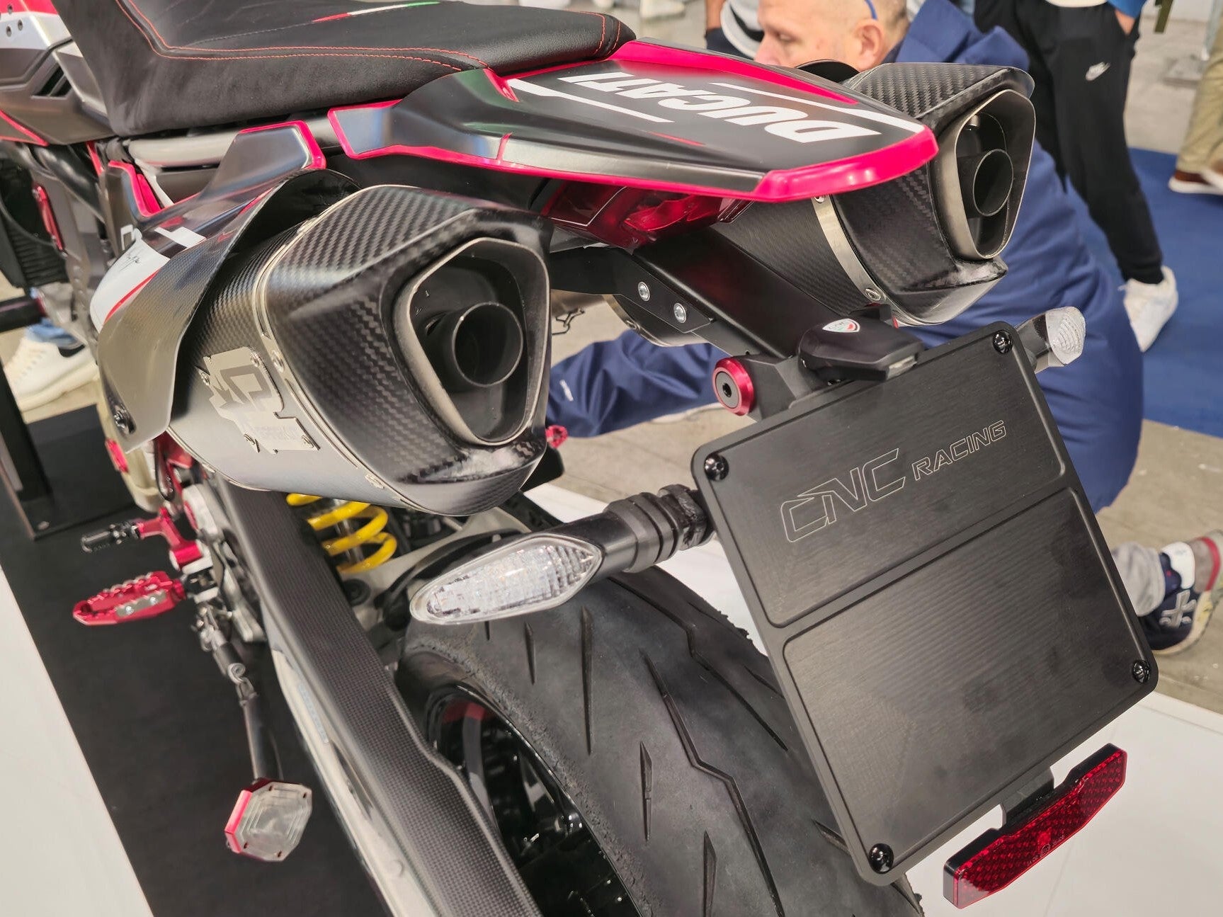 CNC RACING PT306 Ducati Hypermotard 698 Mono (2024+) Adjustable License Plate Holder Kit – Accessories in the Motodeal Motorcycle Aftermarket Accessories and Parts Online Shop