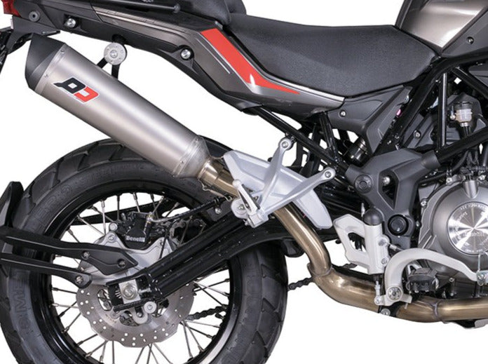 QD EXHAUST Benelli TRK 502X (2017+) Slip-on Exhaust "Tronco-Cono" (EU homologated) – Accessories in the 2WheelsHero Motorcycle Aftermarket Accessories and Parts Online Shop