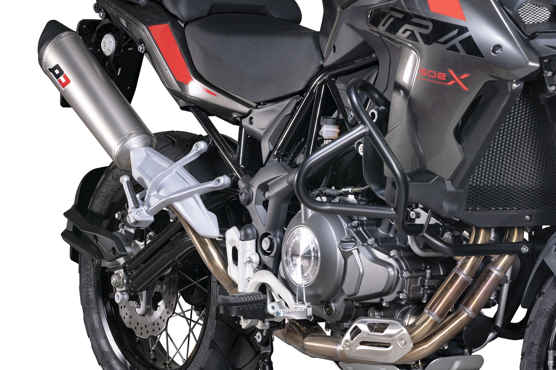 QD EXHAUST Benelli TRK 502X (2017+) Slip-on Exhaust "Tronco-Cono" (EU homologated) – Accessories in the 2WheelsHero Motorcycle Aftermarket Accessories and Parts Online Shop