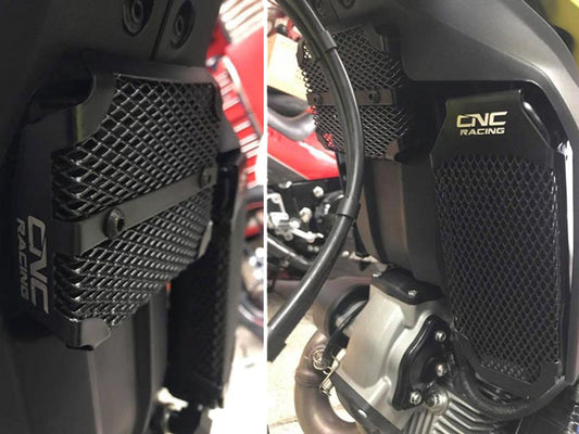 RA049 - CNC RACING Ducati Scrambler 800 (2015+) Radiator & Rectifier Guards Kit – Accessories in the Motodeal Motorcycle Aftermarket Accessories and Parts Online Shop