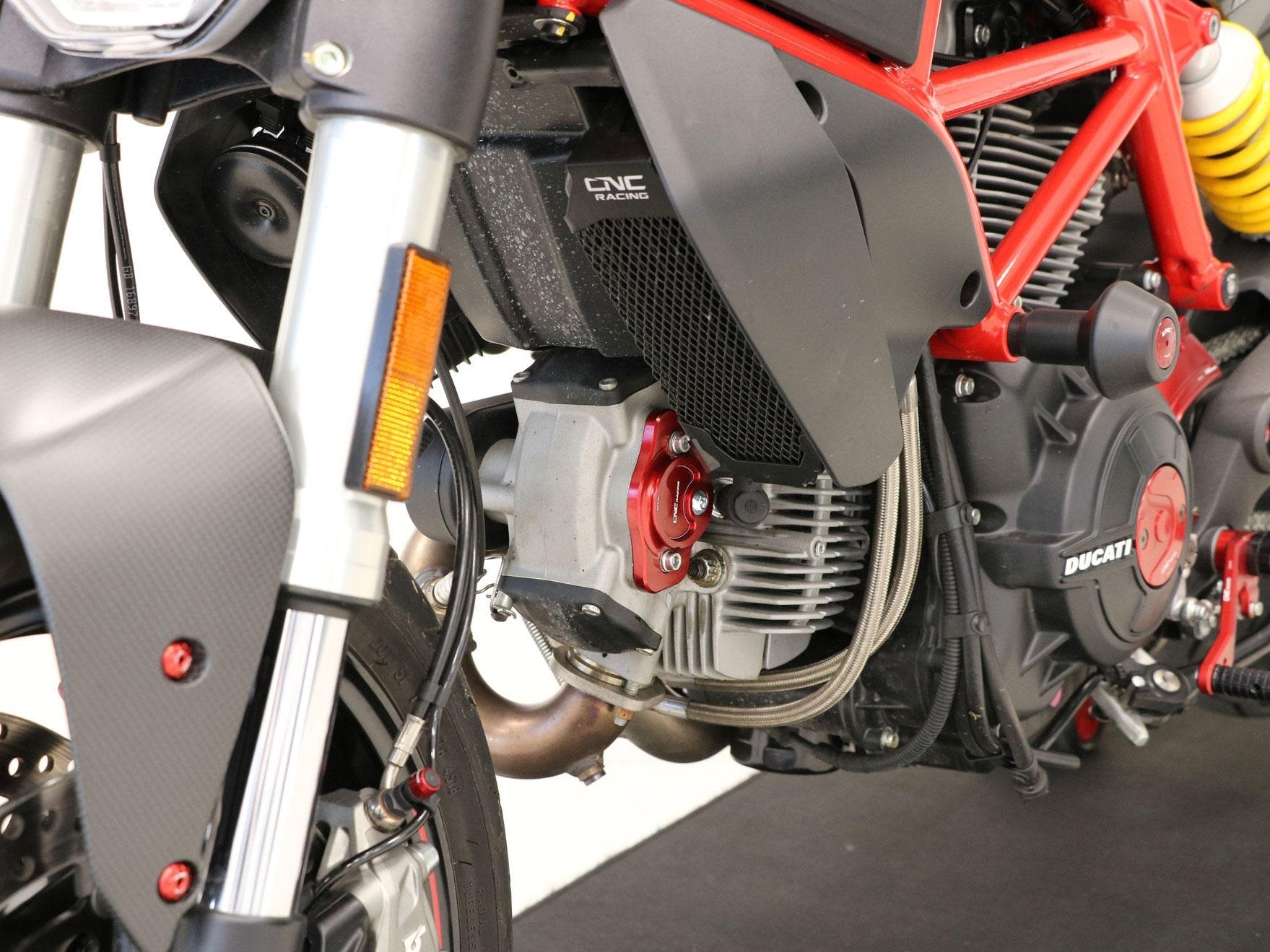 RA060 - CNC RACING Ducati Monster 797 Radiator Guard – Accessories in the Motodeal Motorcycle Aftermarket Accessories and Parts Online Shop