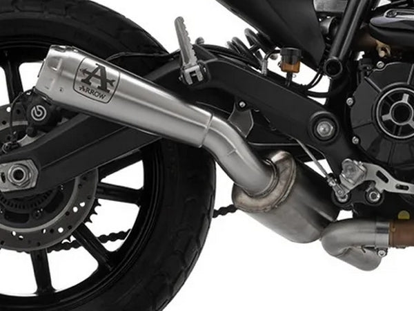 ARROW 71223PRI Ducati Scrambler 800 (2021+) Slip-on Exhaust "Pro Race" (stainless steel; racing) – Accessories in the 2WheelsHero Motorcycle Aftermarket Accessories and Parts Online Shop