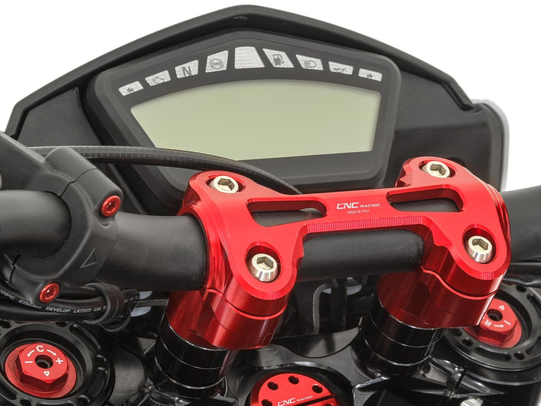 RM242 - CNC RACING Ducati Monster / Hypermotard Handlebar Riser Upper (H 20 mm) – Accessories in the Motodeal Motorcycle Aftermarket Accessories and Parts Online Shop