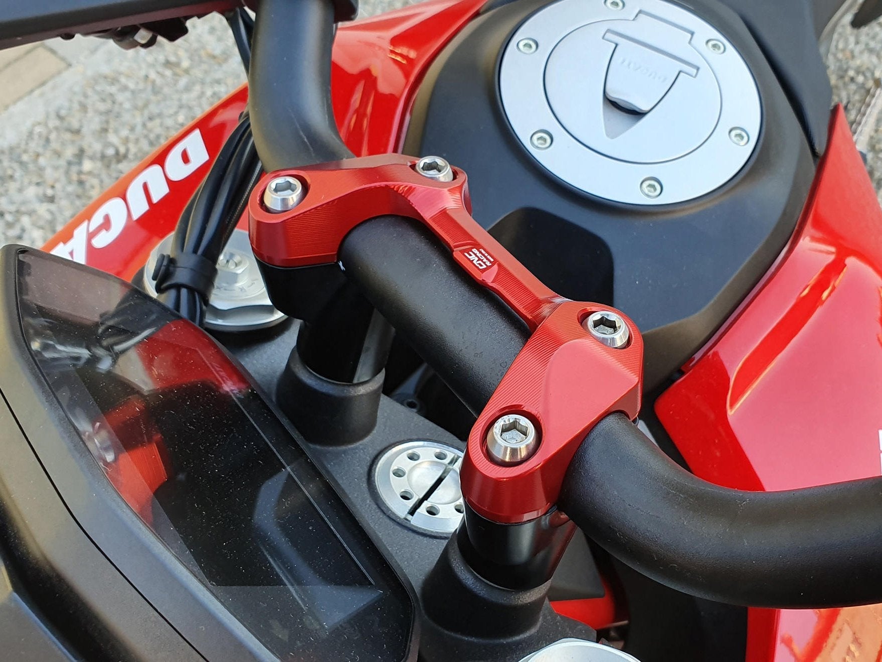 RM254 - CNC RACING Ducati Hypermotard 950 Handlebar Top Clamp – Accessories in the Motodeal Motorcycle Aftermarket Accessories and Parts Online Shop
